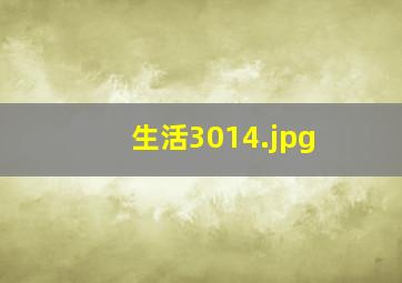 生活3014